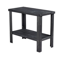 Sidebord i tre med 1 hylle 90 x 45 cm